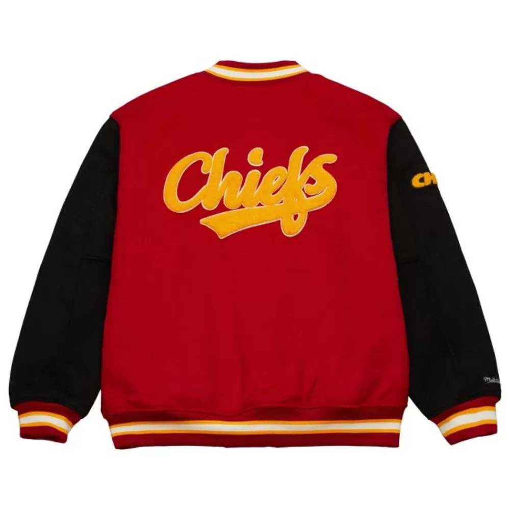 Apparel Mitchell & Ness Jackets & Outerwear-Team Legacy Varsity Jacket Kansas City Chiefs