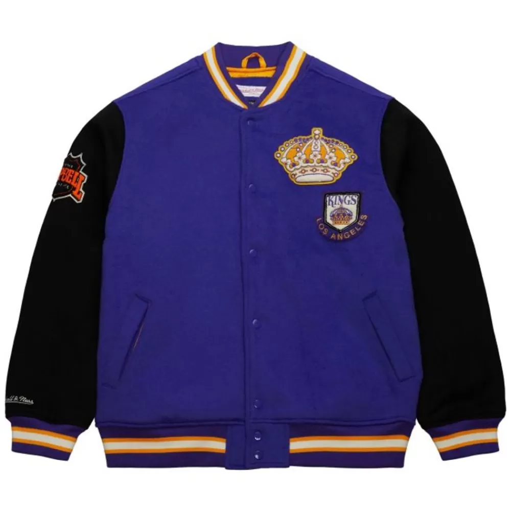 Apparel Mitchell & Ness Jackets & Outerwear-Team Legacy Varsity Jacket Los Angeles Kings