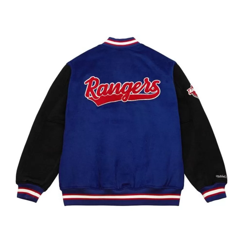 Apparel Mitchell & Ness Jackets & Outerwear-Team Legacy Varsity Jacket New York Rangers