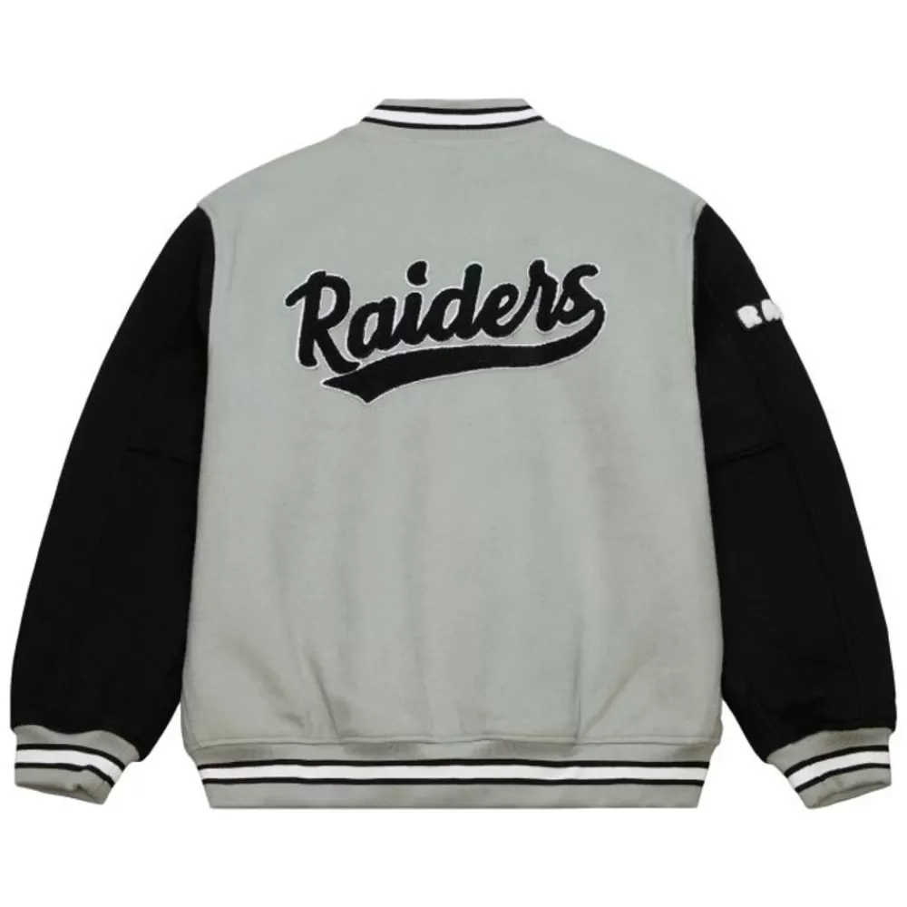 Apparel Mitchell & Ness Jackets & Outerwear-Team Legacy Varsity Jacket Oakland Raiders