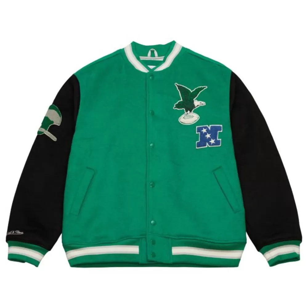 Apparel Mitchell & Ness Jackets & Outerwear-Team Legacy Varsity Jacket Philadelphia Eagles