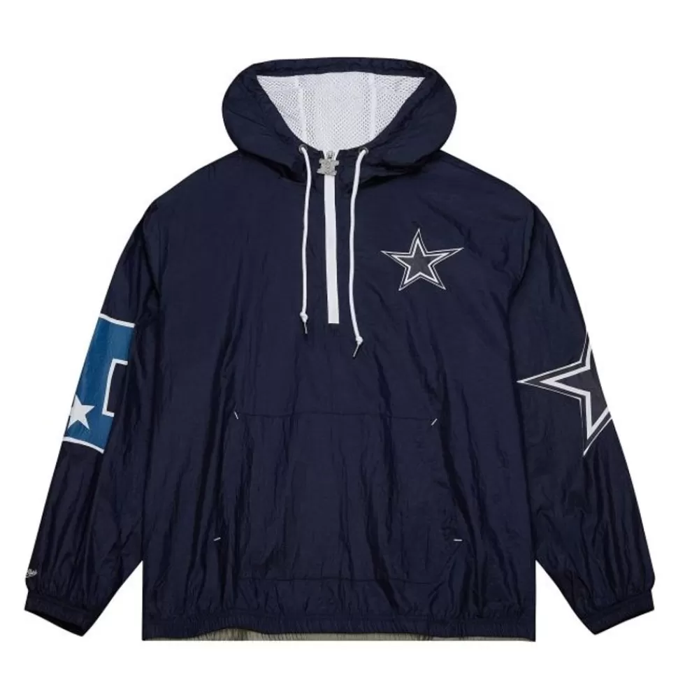 Apparel Mitchell & Ness Jackets & Outerwear-Team Og 2.0 Anorak Windbreaker Dallas Cowboys