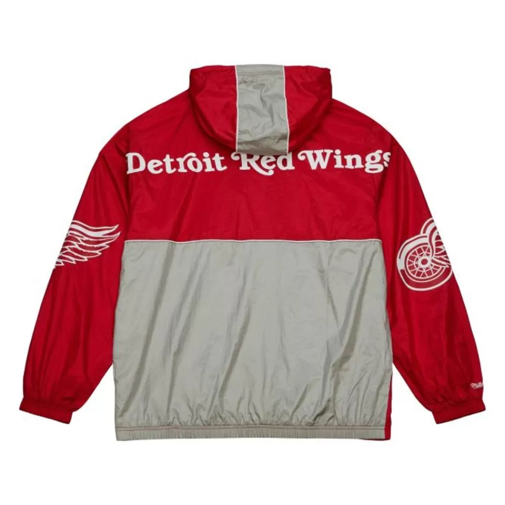 Apparel Mitchell & Ness Jackets & Outerwear-Team Og 2.0 Anorak Windbreaker Detroit Red Wings