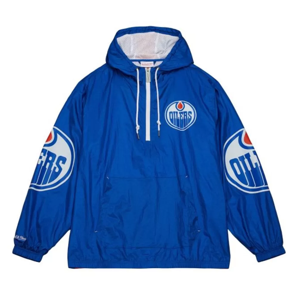 Apparel Mitchell & Ness Jackets & Outerwear-Team Og 2.0 Anorak Windbreaker Edmonton Oilers