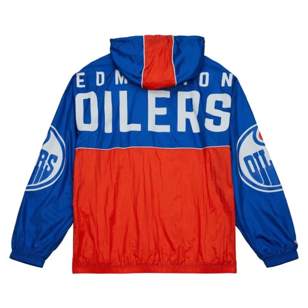 Apparel Mitchell & Ness Jackets & Outerwear-Team Og 2.0 Anorak Windbreaker Edmonton Oilers