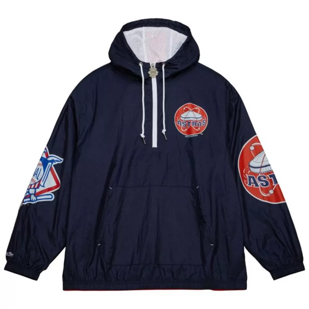 Apparel Mitchell & Ness Jackets & Outerwear-Team Og 2.0 Anorak Windbreaker Houston Astros