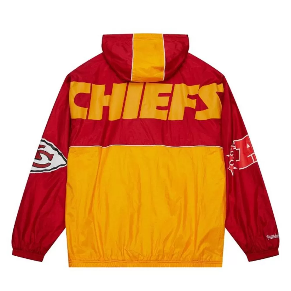 Apparel Mitchell & Ness Jackets & Outerwear-Team Og 2.0 Anorak Windbreaker Kansas City Chiefs