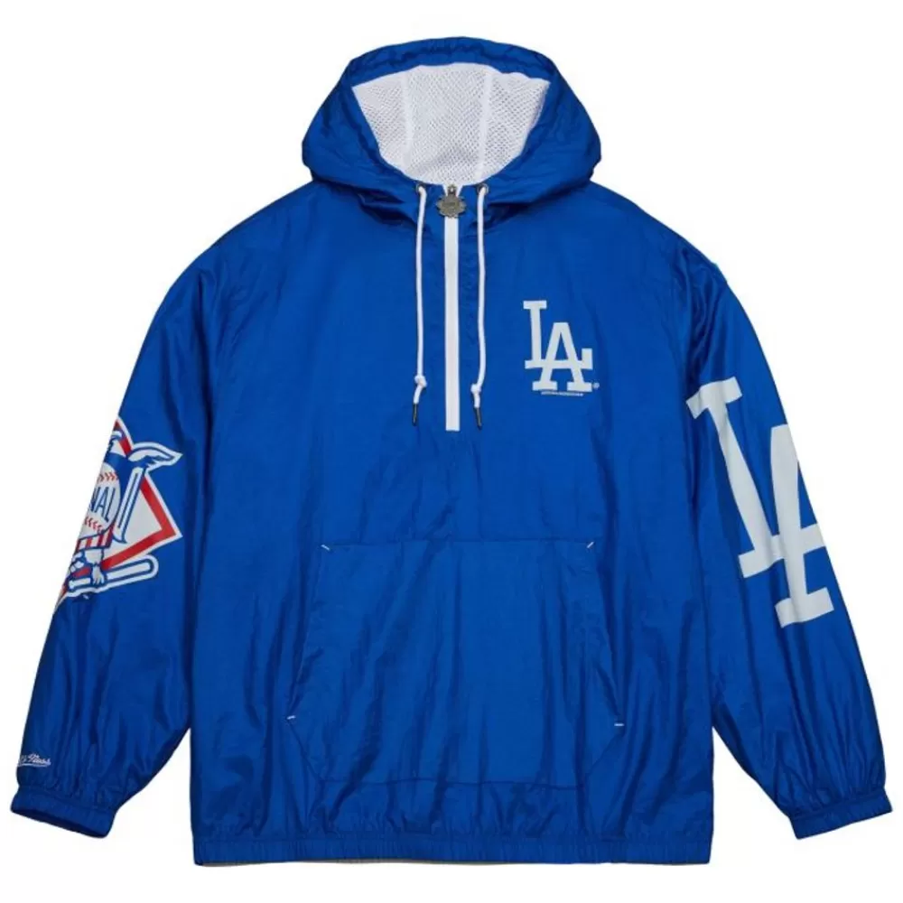 Apparel Mitchell & Ness Jackets & Outerwear-Team Og 2.0 Anorak Windbreaker Los Angeles Dodgers