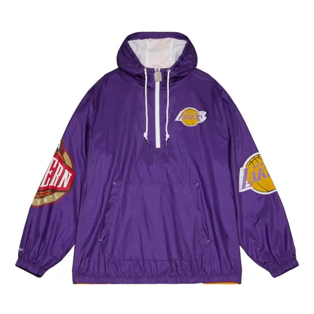 Apparel Mitchell & Ness Jackets & Outerwear-Team Og 2.0 Anorak Windbreaker Los Angeles Lakers