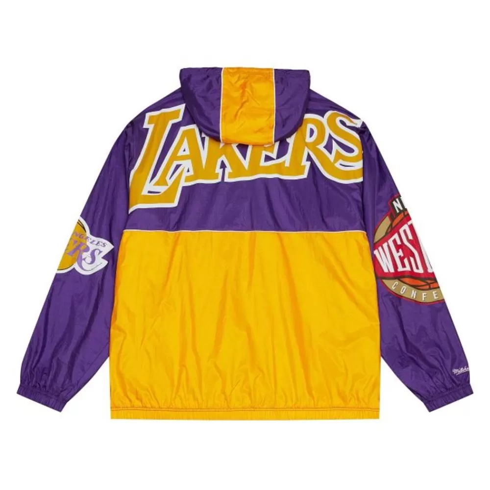 Apparel Mitchell & Ness Jackets & Outerwear-Team Og 2.0 Anorak Windbreaker Los Angeles Lakers