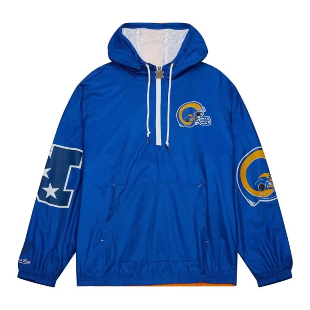 Apparel Mitchell & Ness Jackets & Outerwear-Team Og 2.0 Anorak Windbreaker Los Angeles Rams