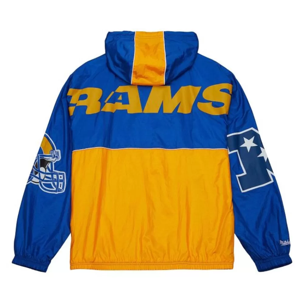 Apparel Mitchell & Ness Jackets & Outerwear-Team Og 2.0 Anorak Windbreaker Los Angeles Rams