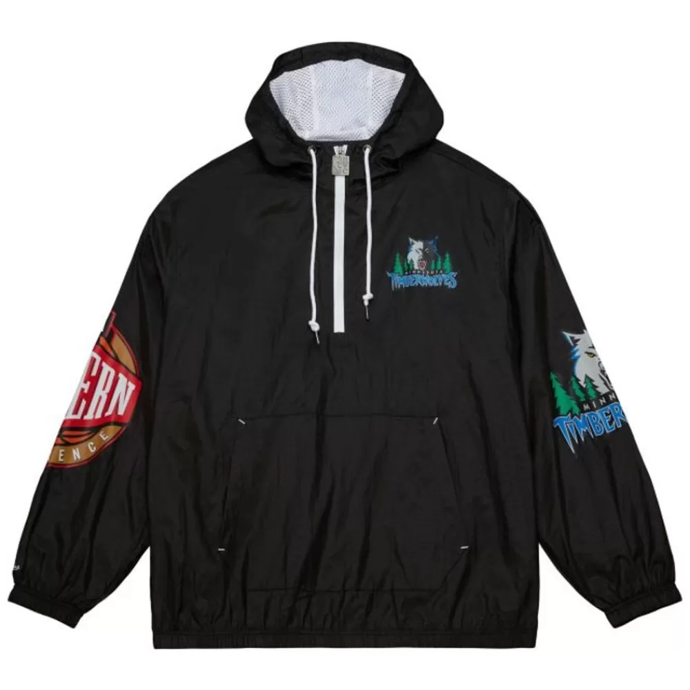 Apparel Mitchell & Ness Jackets & Outerwear-Team Og 2.0 Anorak Windbreaker Minnesota Timberwolves