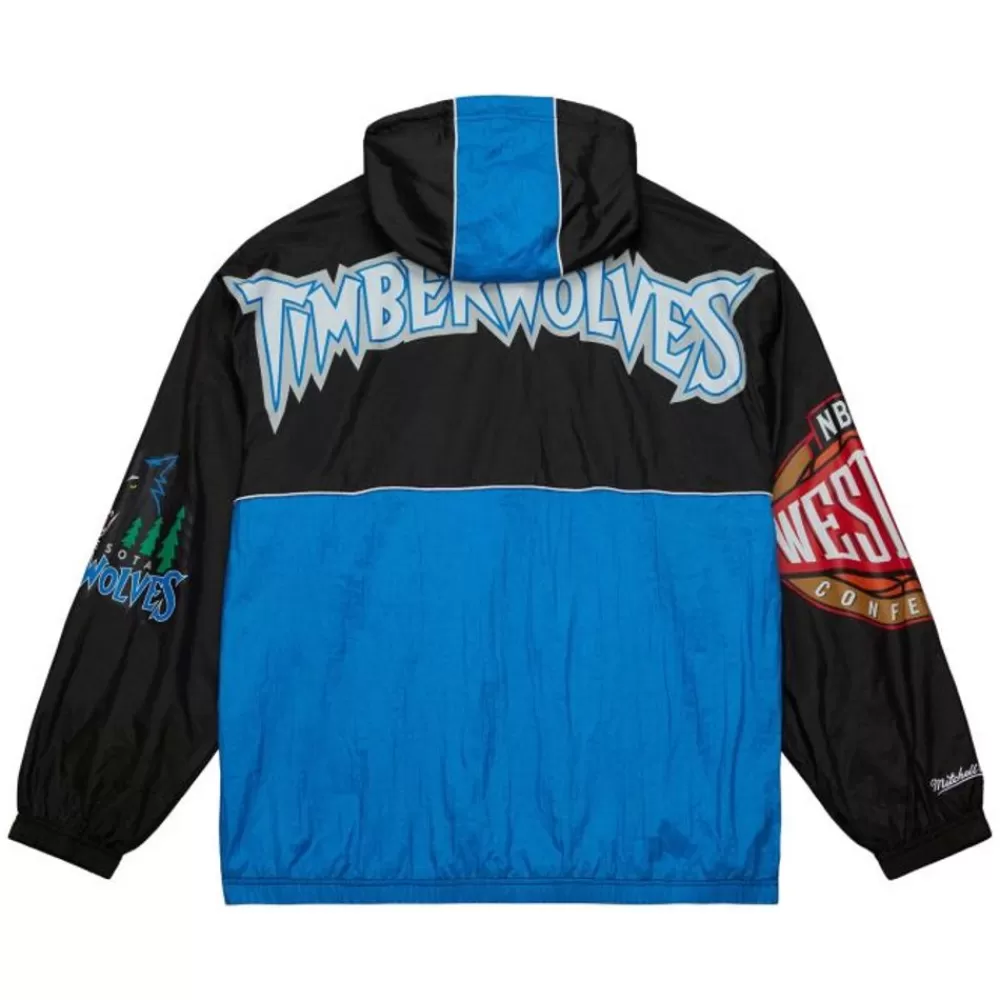 Apparel Mitchell & Ness Jackets & Outerwear-Team Og 2.0 Anorak Windbreaker Minnesota Timberwolves