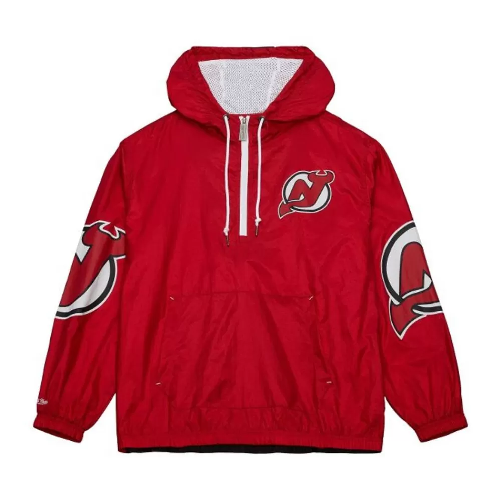 Apparel Mitchell & Ness Jackets & Outerwear-Team Og 2.0 Anorak Windbreaker New Jersey Devils