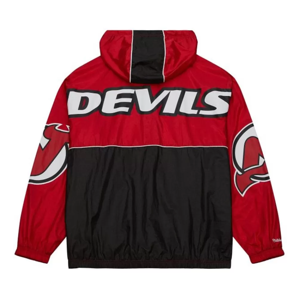 Apparel Mitchell & Ness Jackets & Outerwear-Team Og 2.0 Anorak Windbreaker New Jersey Devils