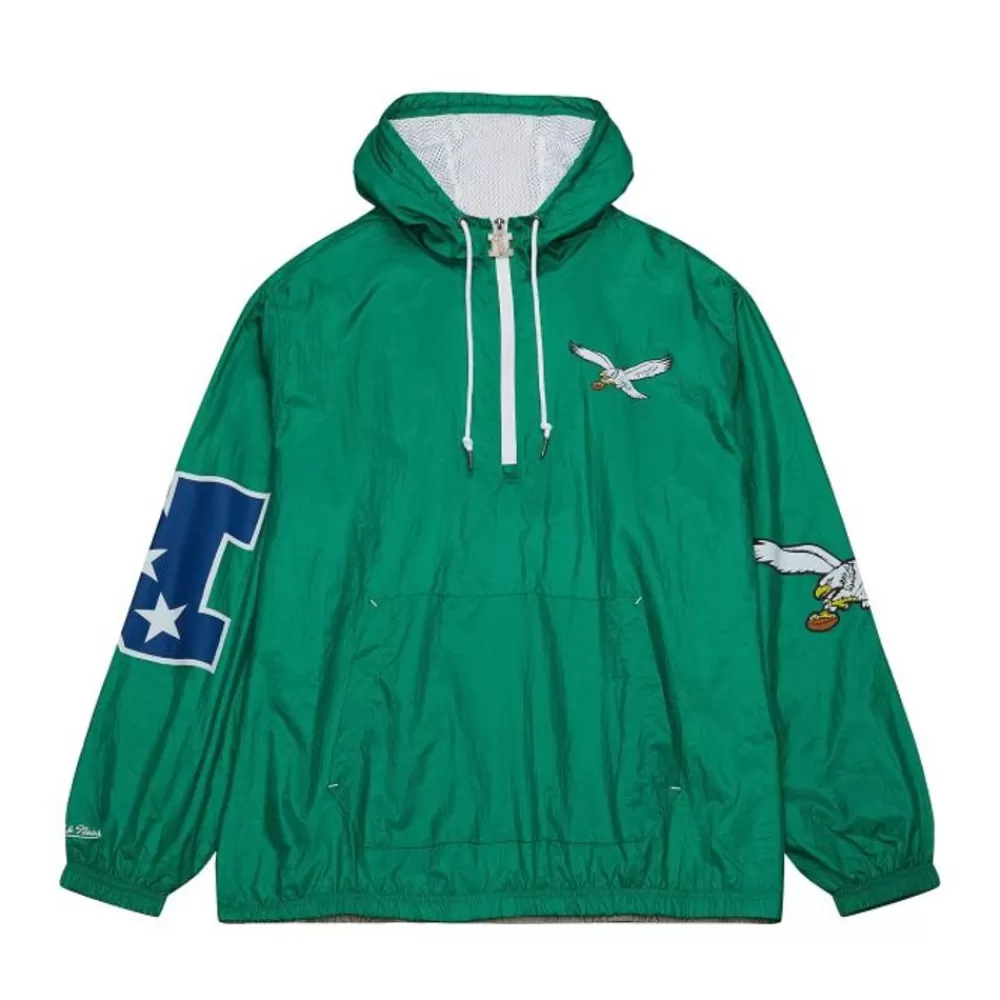 Apparel Mitchell & Ness Jackets & Outerwear-Team Og 2.0 Anorak Windbreaker Philadelphia Eagles