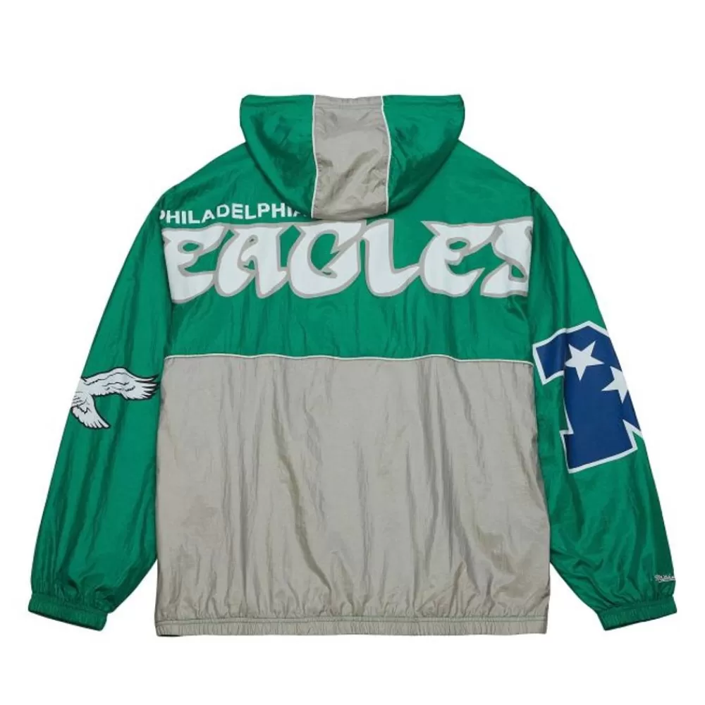 Apparel Mitchell & Ness Jackets & Outerwear-Team Og 2.0 Anorak Windbreaker Philadelphia Eagles