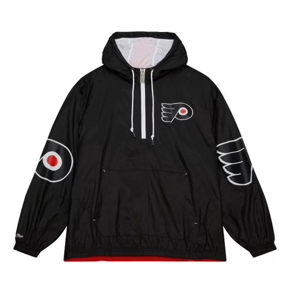 Apparel Mitchell & Ness Jackets & Outerwear-Team Og 2.0 Anorak Windbreaker Philadelphia Flyers