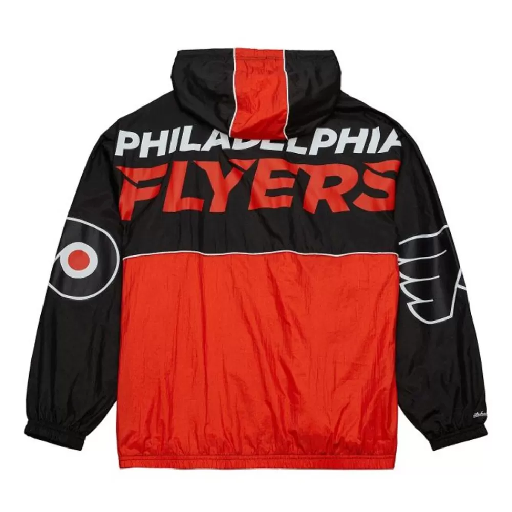 Apparel Mitchell & Ness Jackets & Outerwear-Team Og 2.0 Anorak Windbreaker Philadelphia Flyers