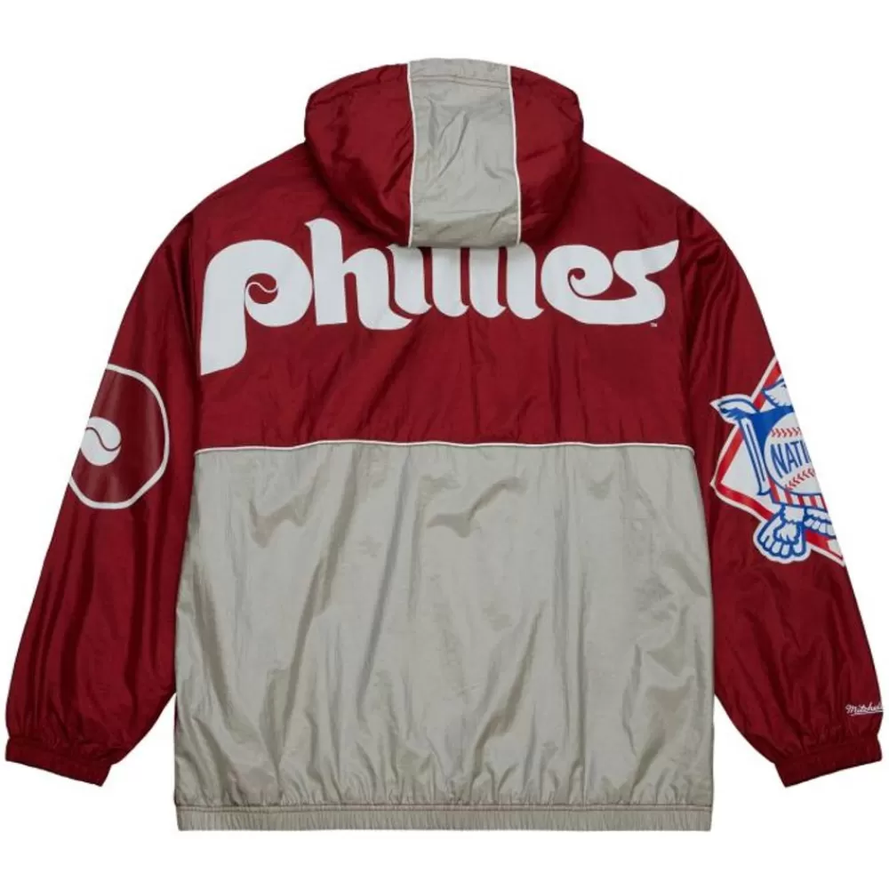 Apparel Mitchell & Ness Jackets & Outerwear-Team Og 2.0 Anorak Windbreaker Philadelphia Phillies