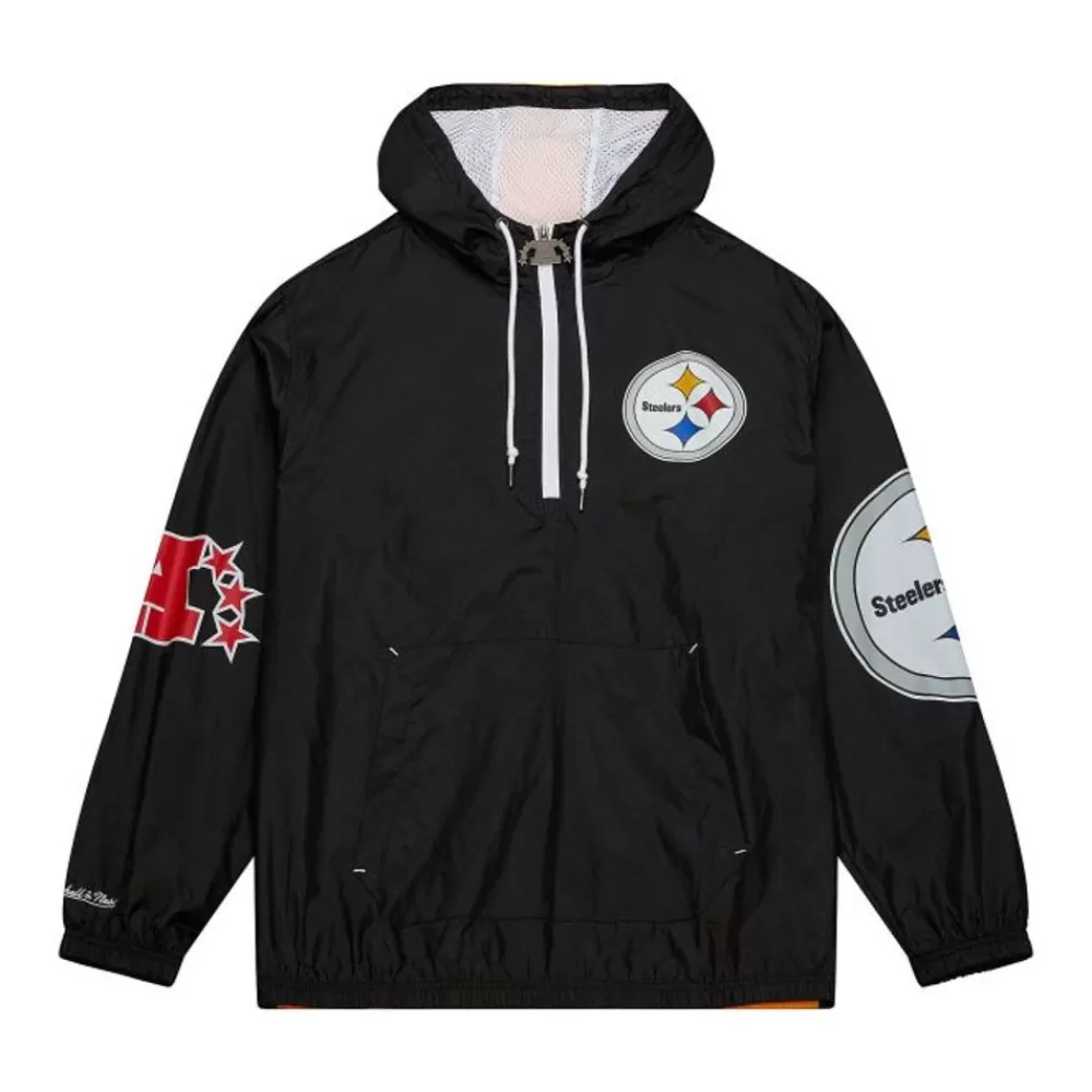 Apparel Mitchell & Ness Jackets & Outerwear-Team Og 2.0 Anorak Windbreaker Pittsburgh Steelers