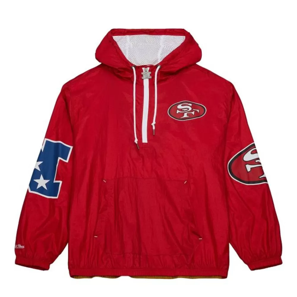 Apparel Mitchell & Ness Jackets & Outerwear-Team Og 2.0 Anorak Windbreaker San Francisco 49Ers