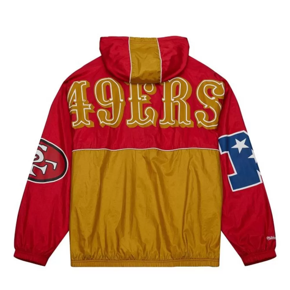 Apparel Mitchell & Ness Jackets & Outerwear-Team Og 2.0 Anorak Windbreaker San Francisco 49Ers