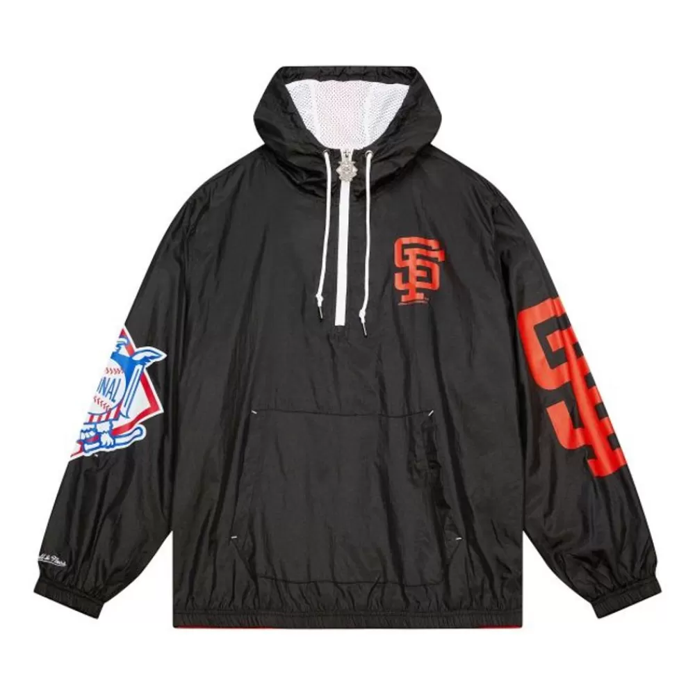 Apparel Mitchell & Ness Jackets & Outerwear-Team Og 2.0 Anorak Windbreaker San Francisco Giants