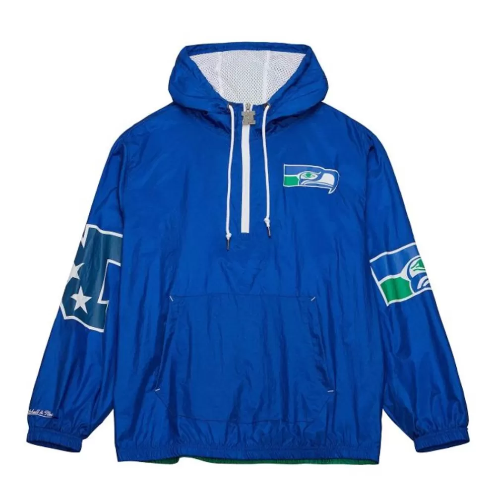 Apparel Mitchell & Ness Jackets & Outerwear-Team Og 2.0 Anorak Windbreaker Seattle Seahawks