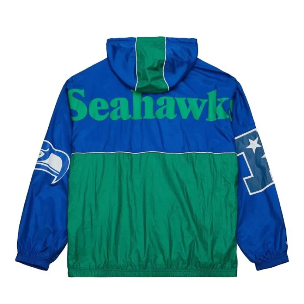 Apparel Mitchell & Ness Jackets & Outerwear-Team Og 2.0 Anorak Windbreaker Seattle Seahawks