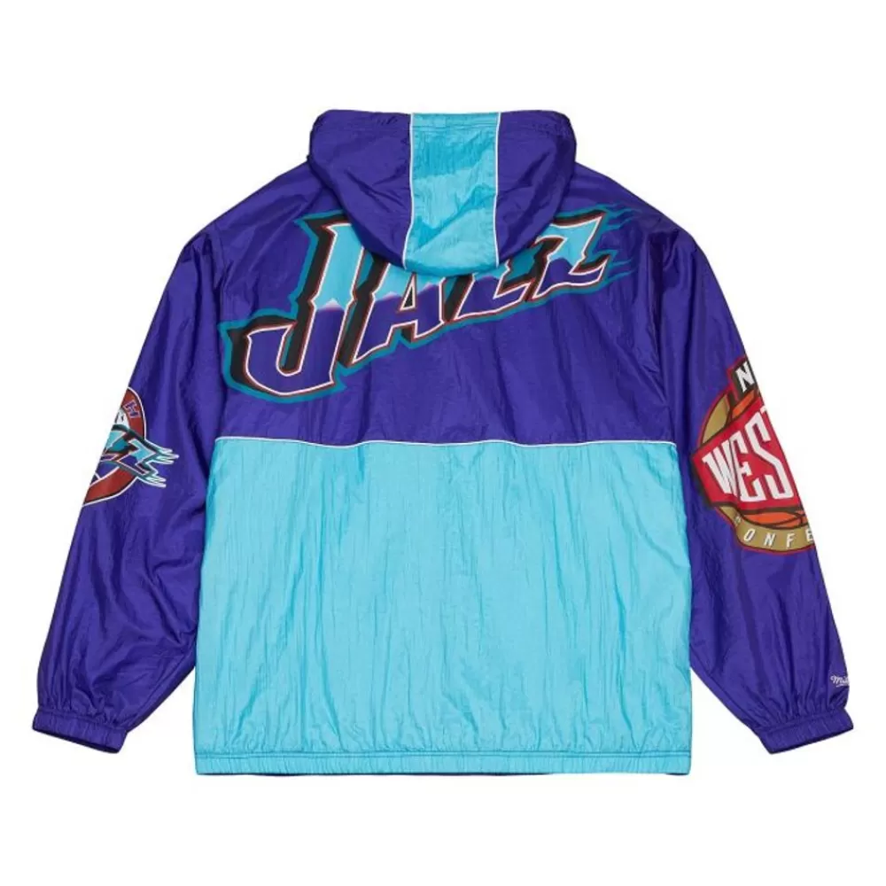 Apparel Mitchell & Ness Jackets & Outerwear-Team Og 2.0 Anorak Windbreaker Utah Jazz