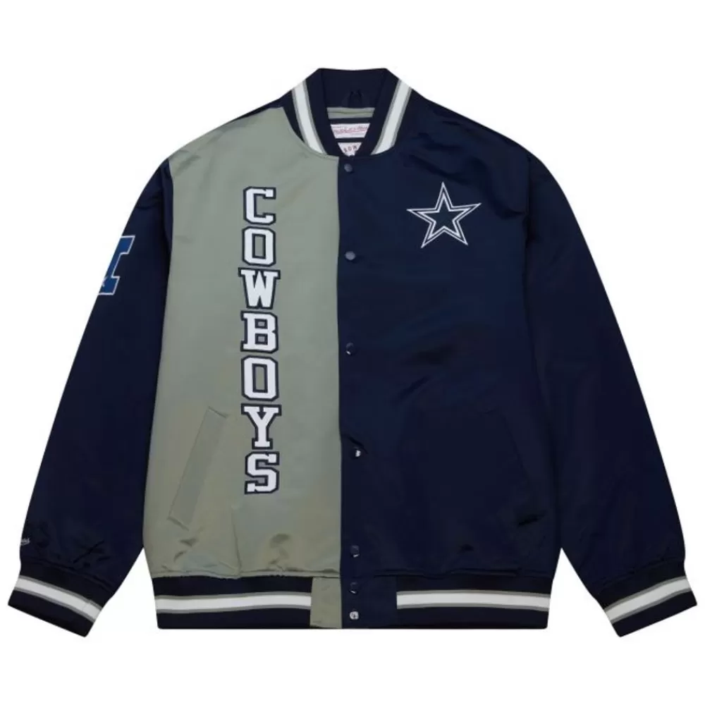 Apparel Mitchell & Ness Jackets & Outerwear-Team Og 2.0 Lightweight Satin Jacket Dallas Cowboys