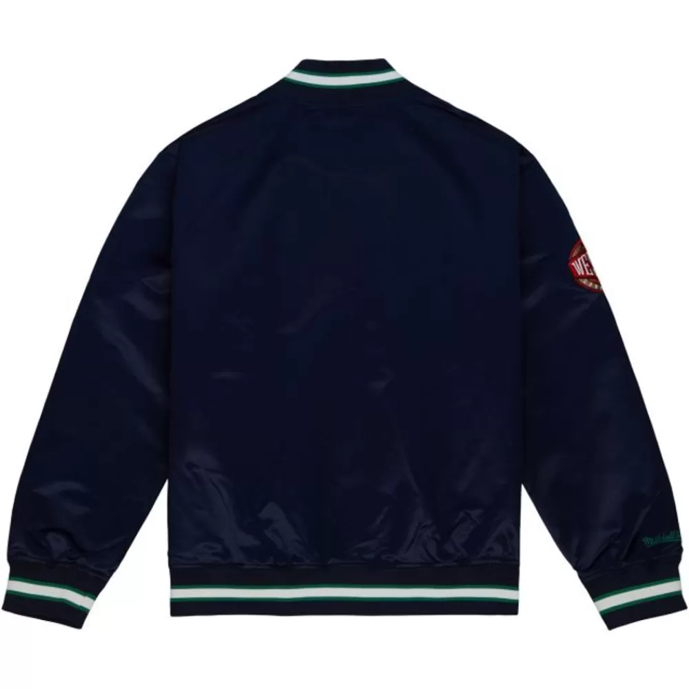 Apparel Mitchell & Ness Jackets & Outerwear-Team Og 2.0 Lightweight Satin Jacket Dallas Mavericks