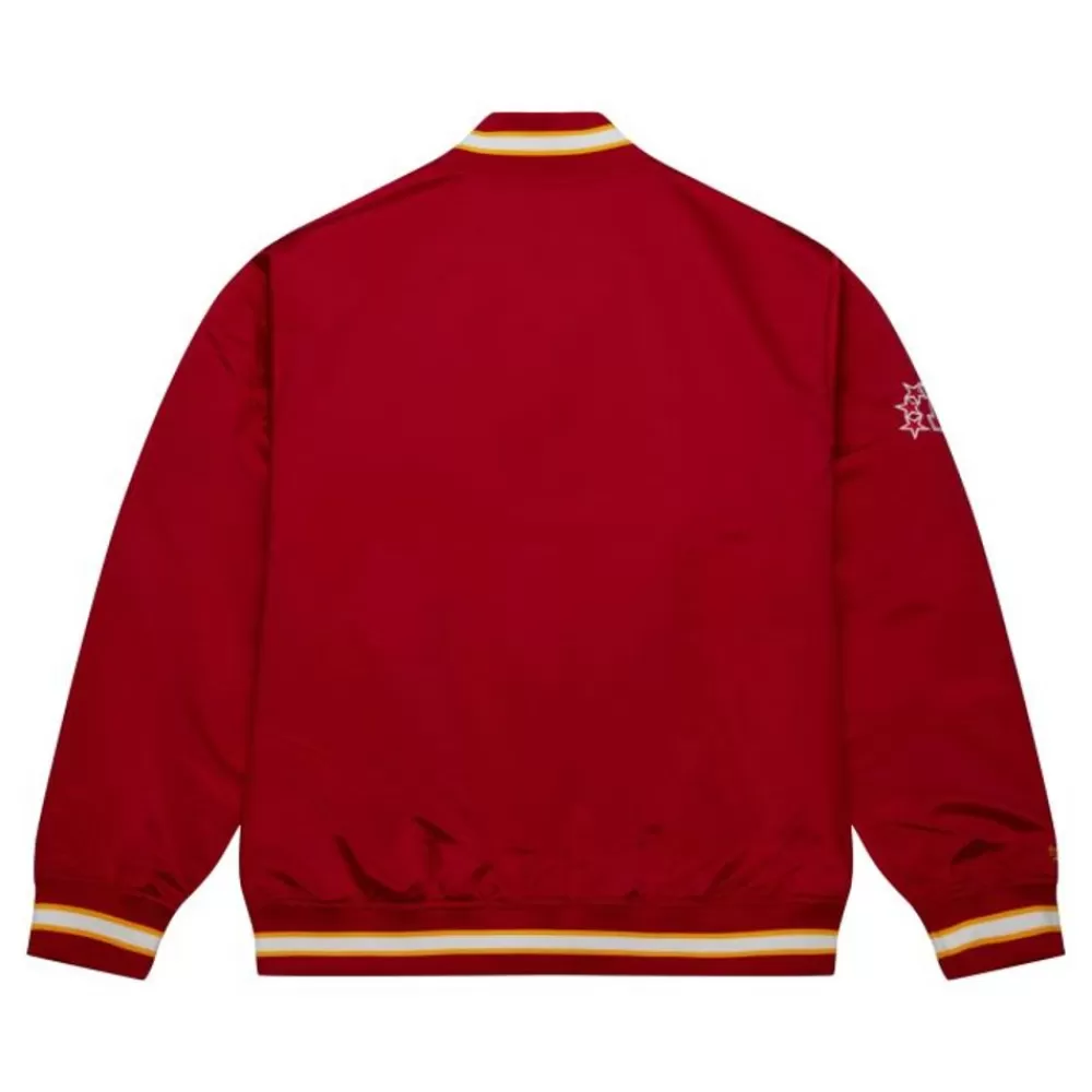 Apparel Mitchell & Ness Jackets & Outerwear-Team Og 2.0 Lightweight Satin Jacket Kansas City Chiefs