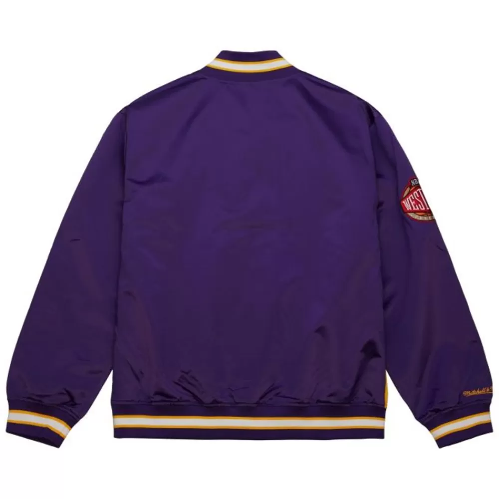 Apparel Mitchell & Ness Jackets & Outerwear-Team Og 2.0 Lightweight Satin Jacket Los Angeles Lakers