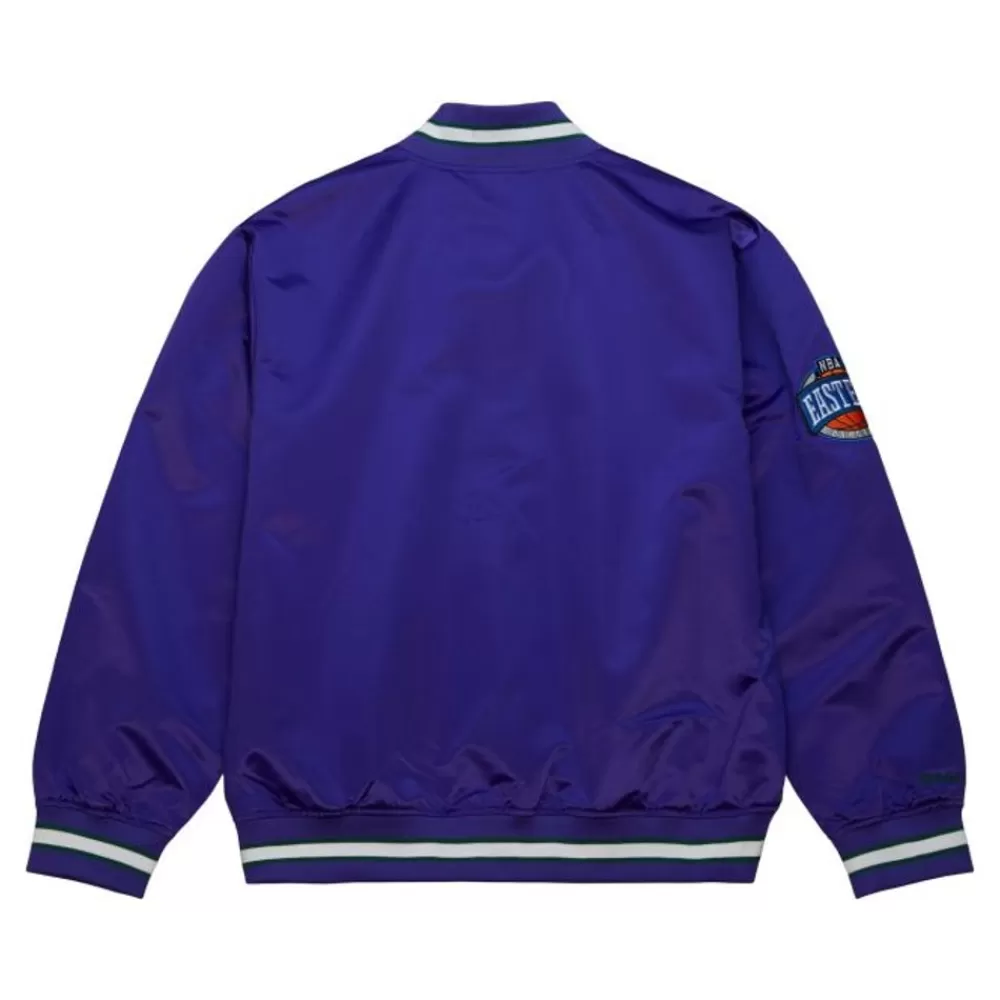 Apparel Mitchell & Ness Jackets & Outerwear-Team Og 2.0 Lightweight Satin Jacket Milwaukee Bucks