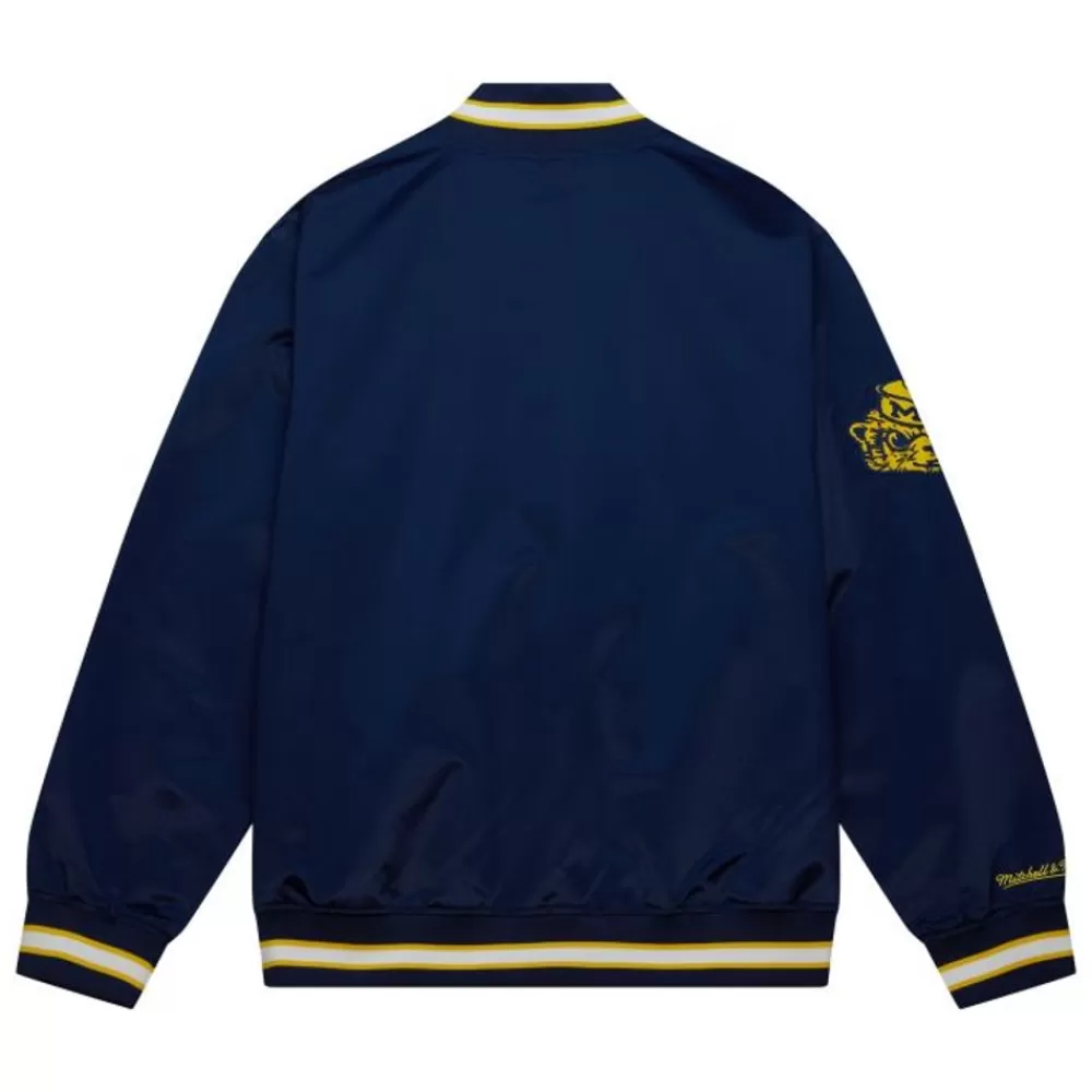 Apparel Mitchell & Ness Jackets & Outerwear-Team Og 2.0 Lightweight Satin Jacket University Of Michigan