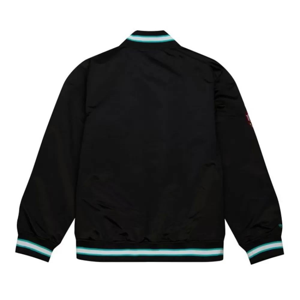 Apparel Mitchell & Ness Jackets & Outerwear-Team Og 2.0 Lightweight Satin Jacket Vancouver Grizzlies