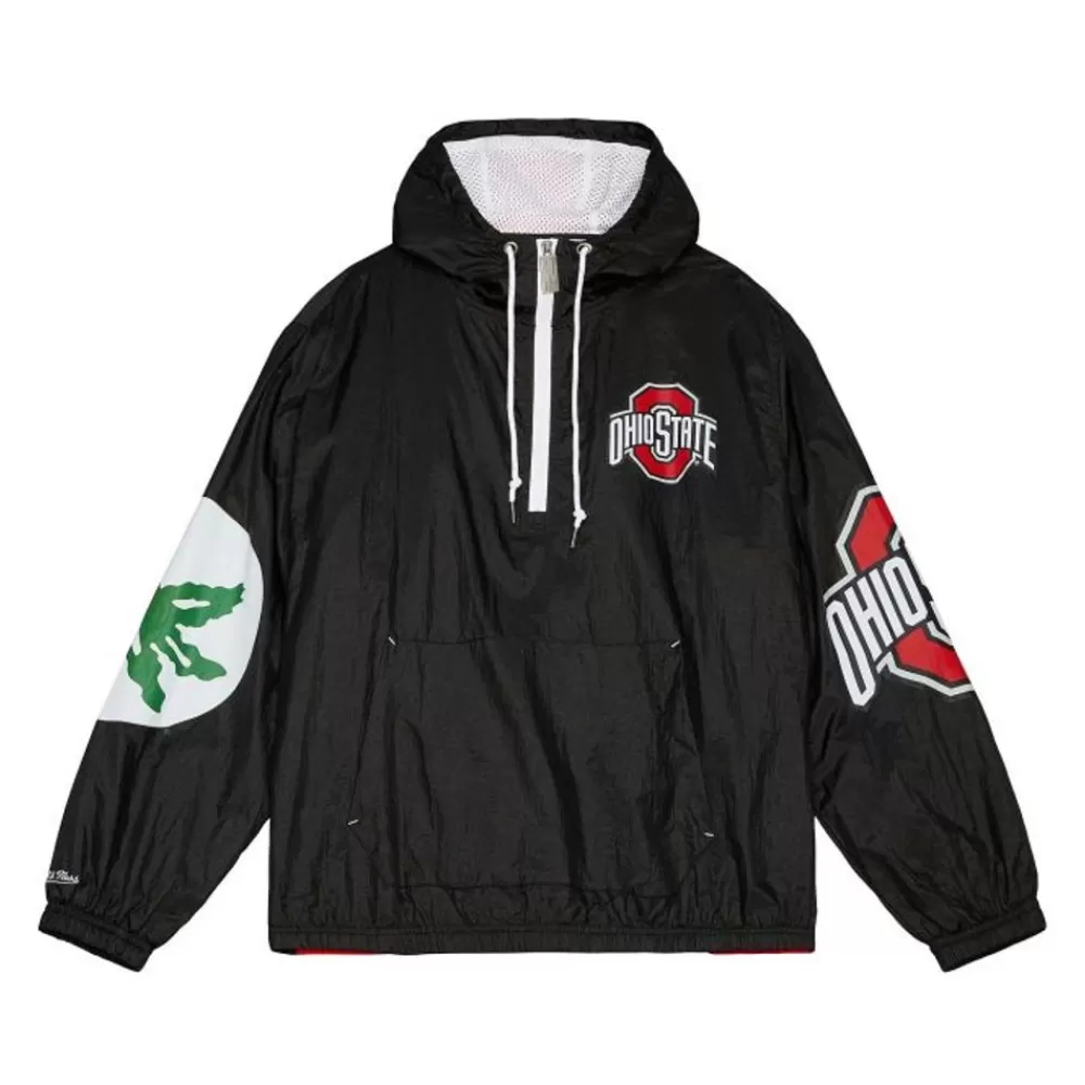 Apparel Mitchell & Ness Jackets & Outerwear-Team Og Anorak Windbreaker Ohio State