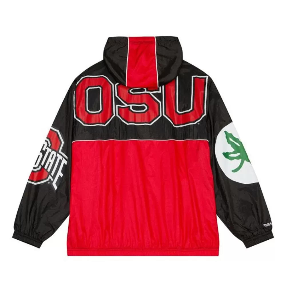 Apparel Mitchell & Ness Jackets & Outerwear-Team Og Anorak Windbreaker Ohio State