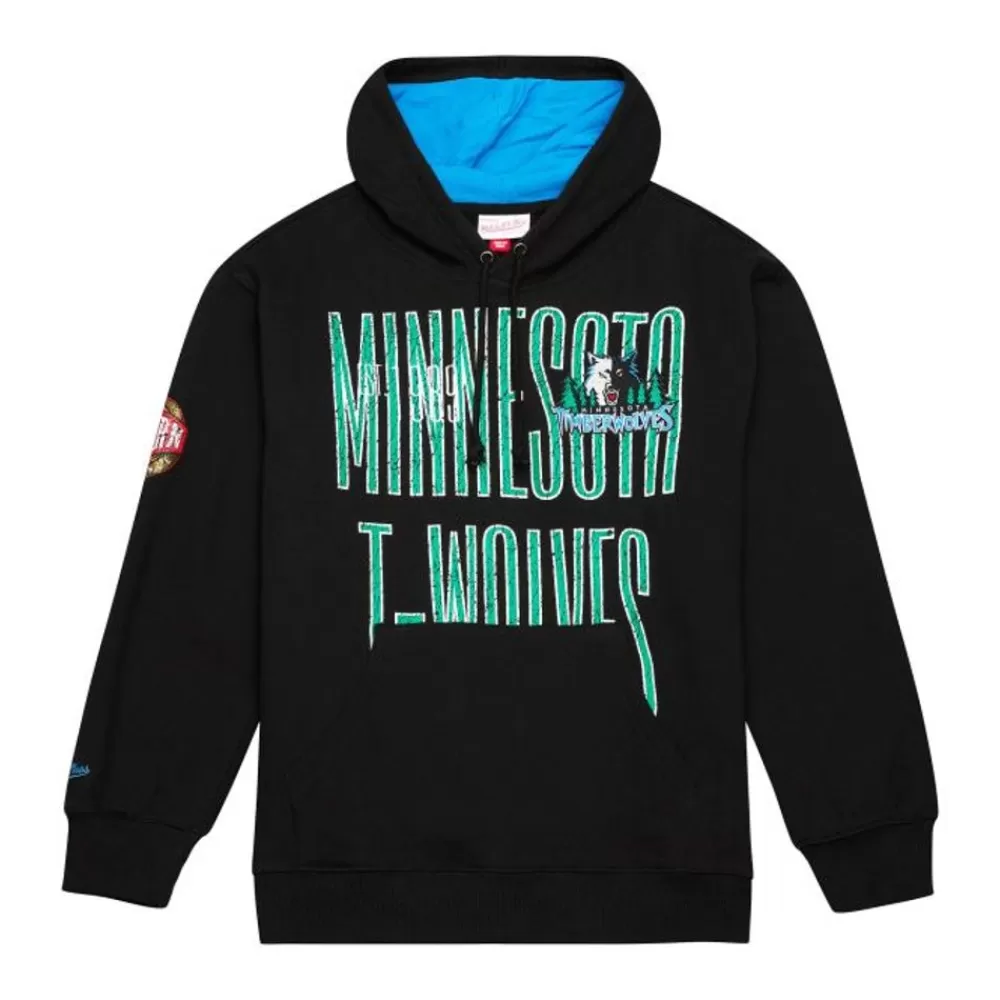 Apparel Mitchell & Ness Hoodies & Sweatshirts-Team Og Fleece 2.0 Minnesota Timberwolves