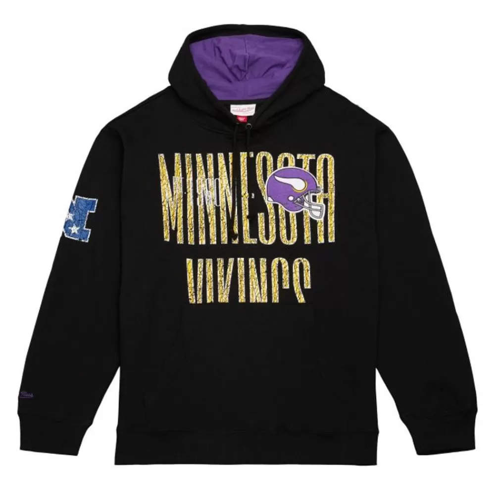 Apparel Mitchell & Ness Hoodies & Sweatshirts-Team Og Fleece 2.0 Minnesota Vikings