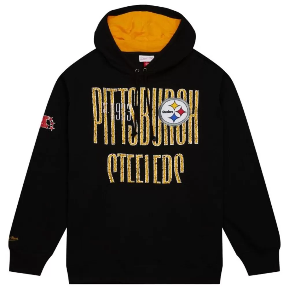 Apparel Mitchell & Ness Hoodies & Sweatshirts-Team Og Fleece 2.0 Pittsburgh Steelers