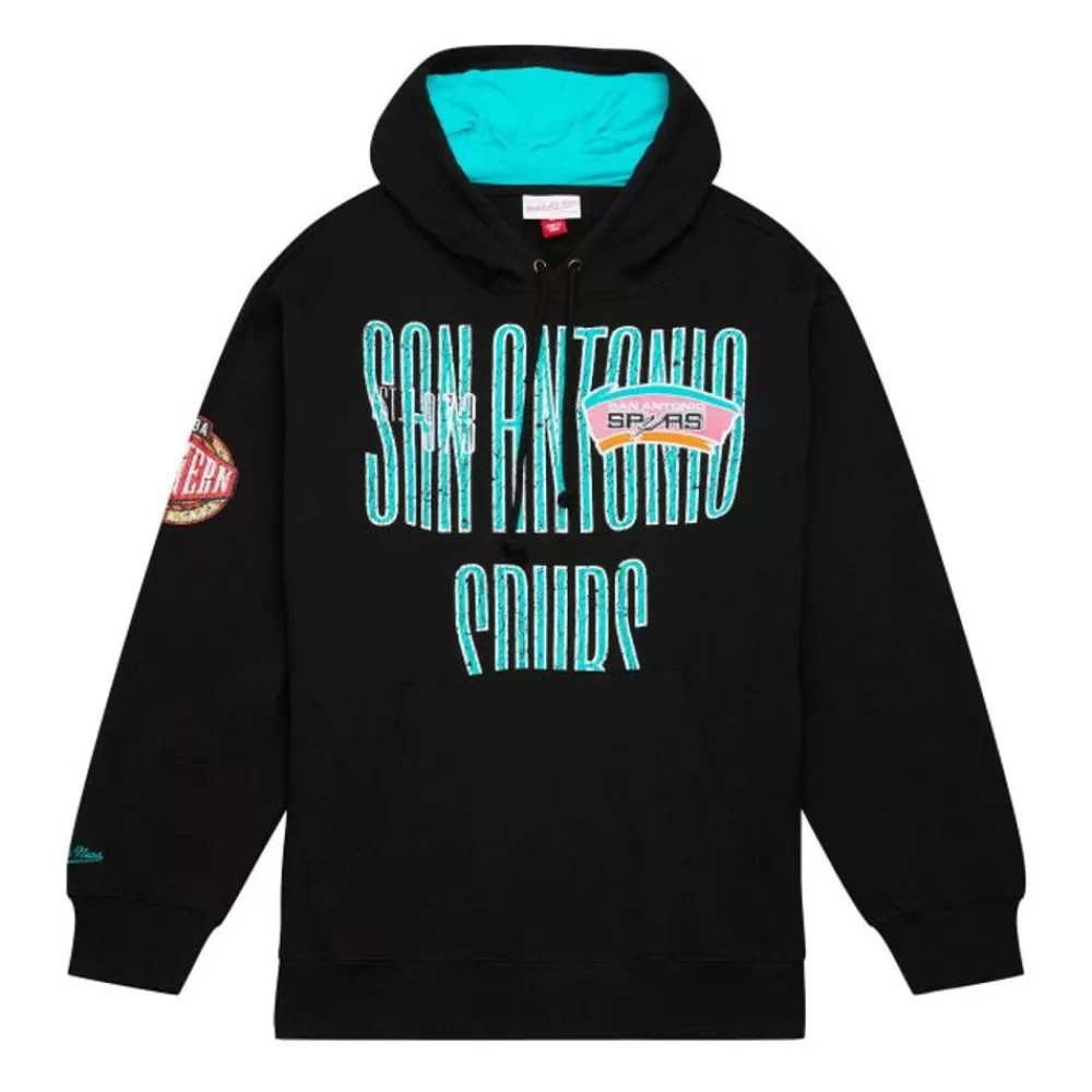 Apparel Mitchell & Ness Hoodies & Sweatshirts-Team Og Fleece 2.0 San Antonio Spurs