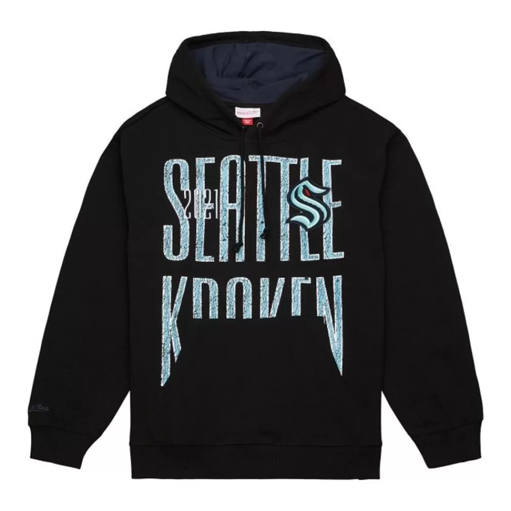 Apparel Mitchell & Ness Hoodies & Sweatshirts-Team Og Fleece 2.0 Seattle Kraken