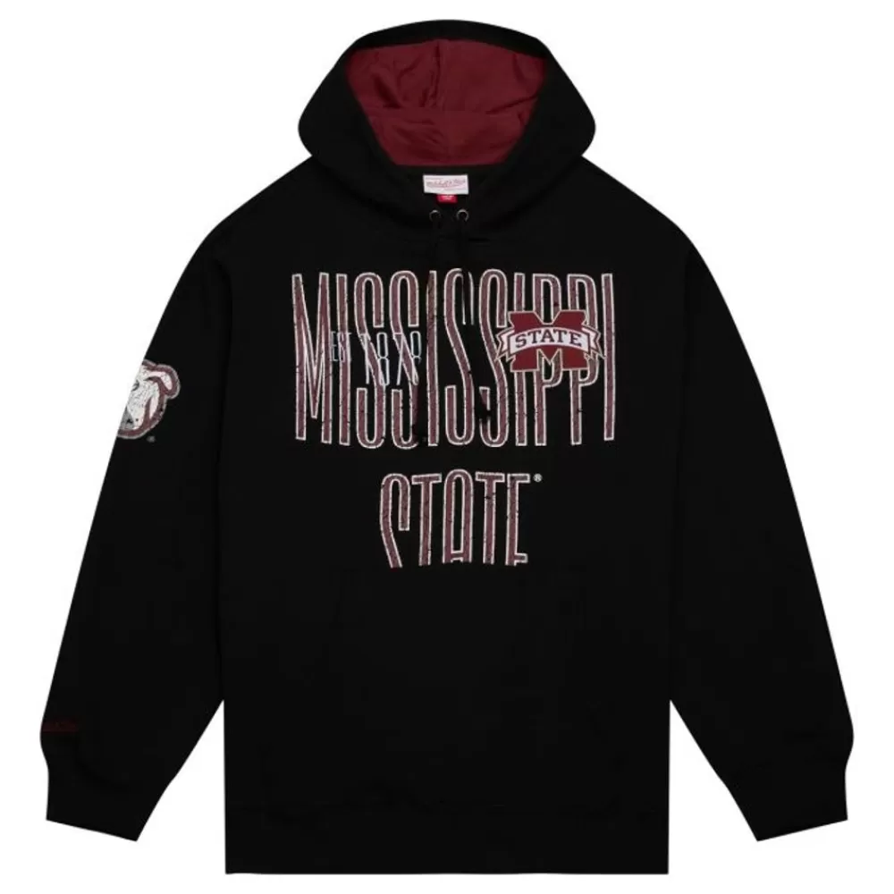 Apparel Mitchell & Ness Hoodies & Sweatshirts-Team Og Fleece Hoodie Mississippi State University