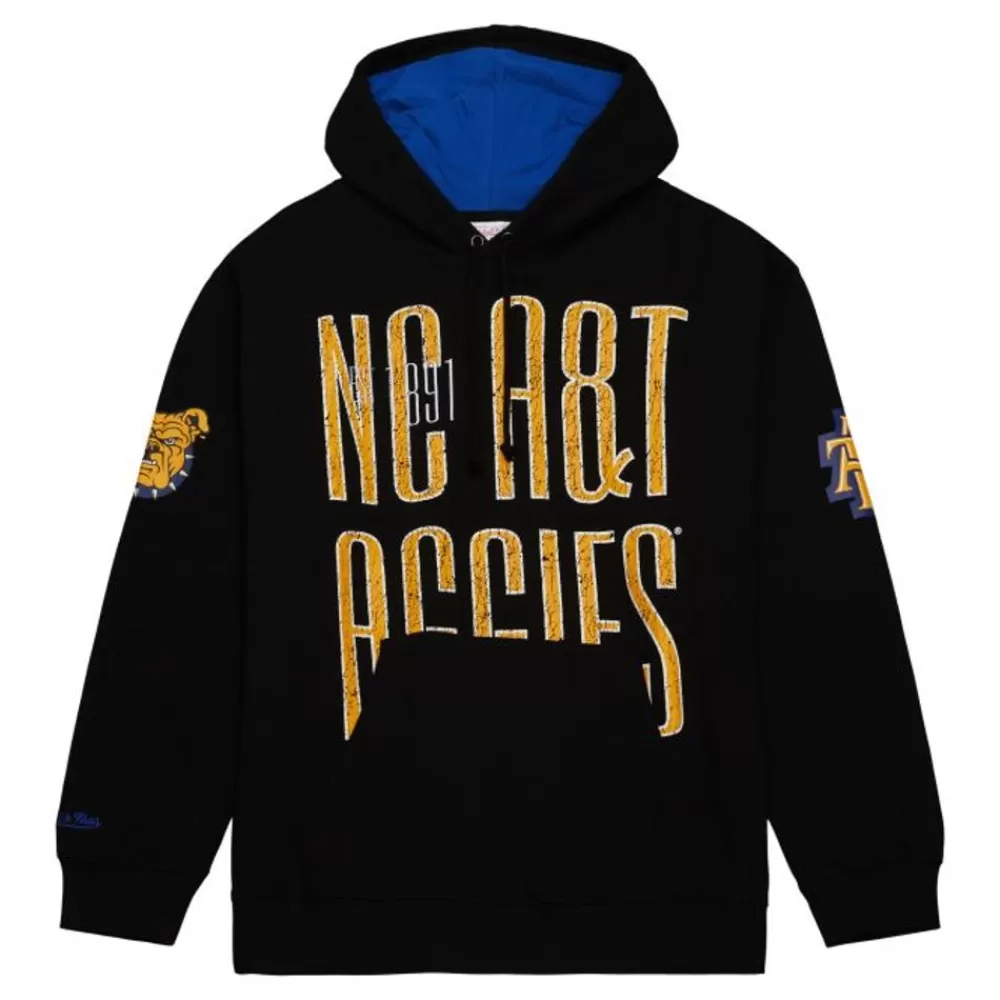 Apparel Mitchell & Ness Hoodies & Sweatshirts-Team Og Fleece Hoodie North Carolina A&T University
