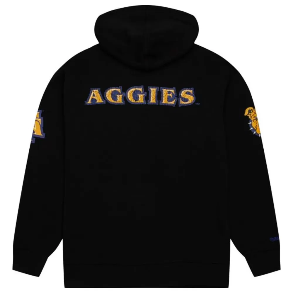 Apparel Mitchell & Ness Hoodies & Sweatshirts-Team Og Fleece Hoodie North Carolina A&T University