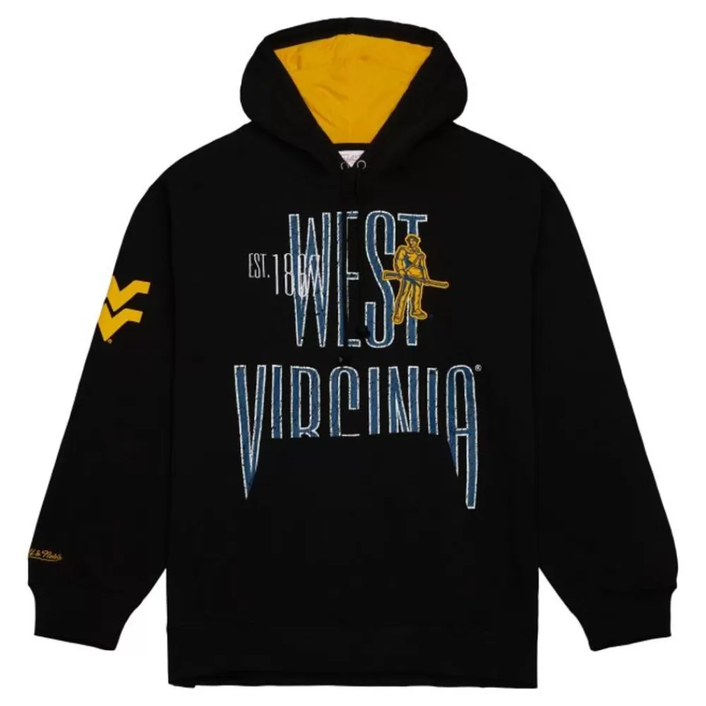 Apparel Mitchell & Ness Hoodies & Sweatshirts-Team Og Fleece Hoodie West Virginia University